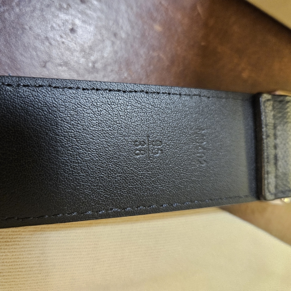 Louis Vuitton Men's Damier Graphite Belt 95cm, Size 38 - Picture 4 of 8